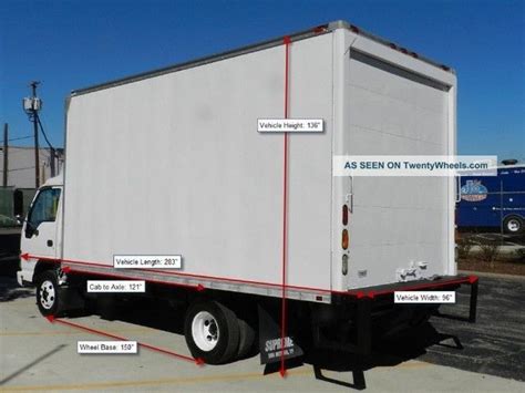 16 box truck height